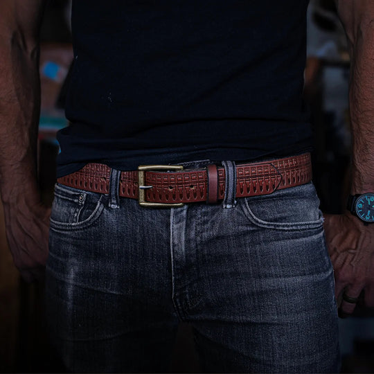 Ammo pattern belt lifestyle photo