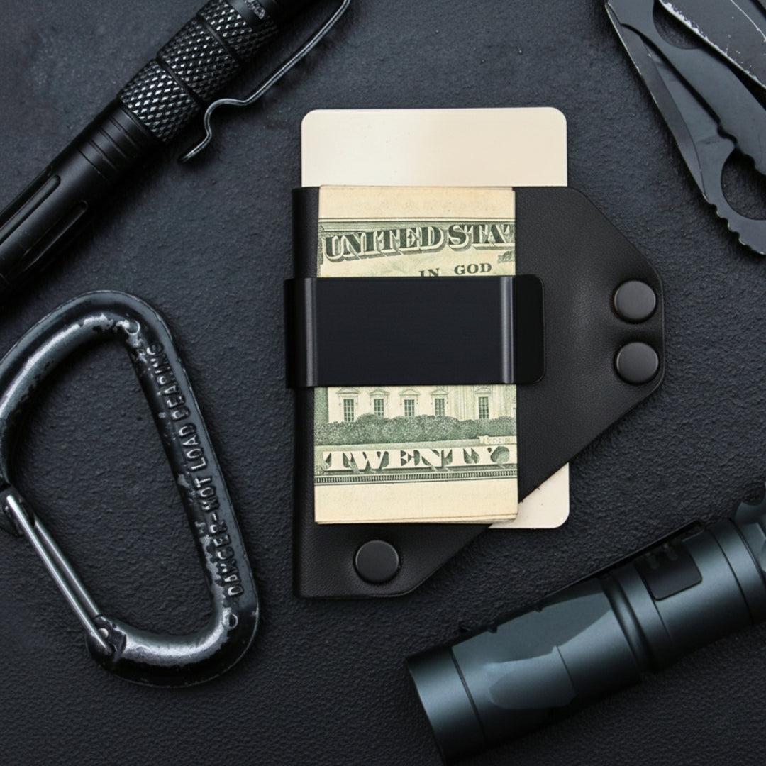 Caliber Clip Wallet - Black - EDC