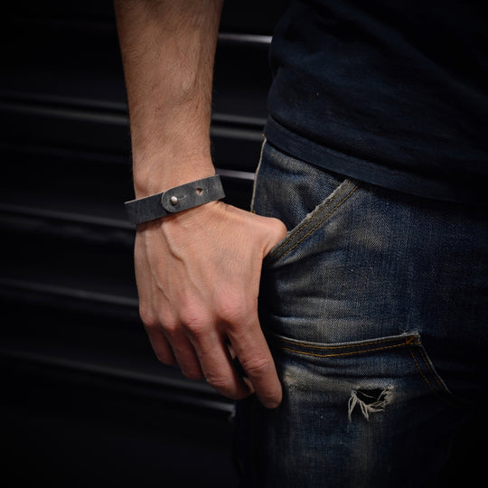 Grey Canyon Button Stud Bracelet Lifestyle 3