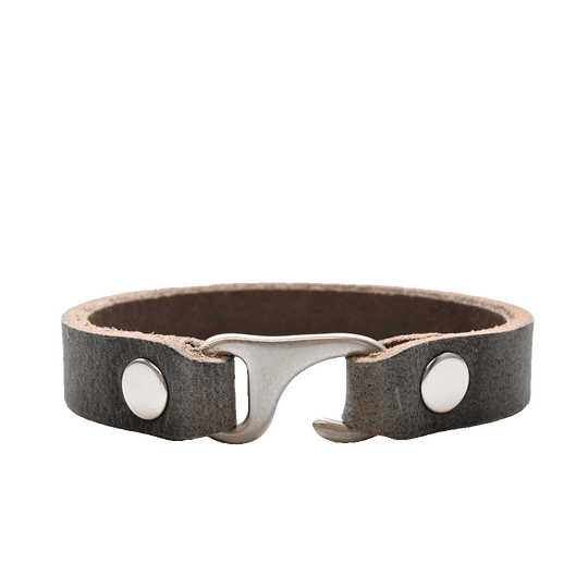Gray Canyon Belt Hook Clasp Bracelet - Front