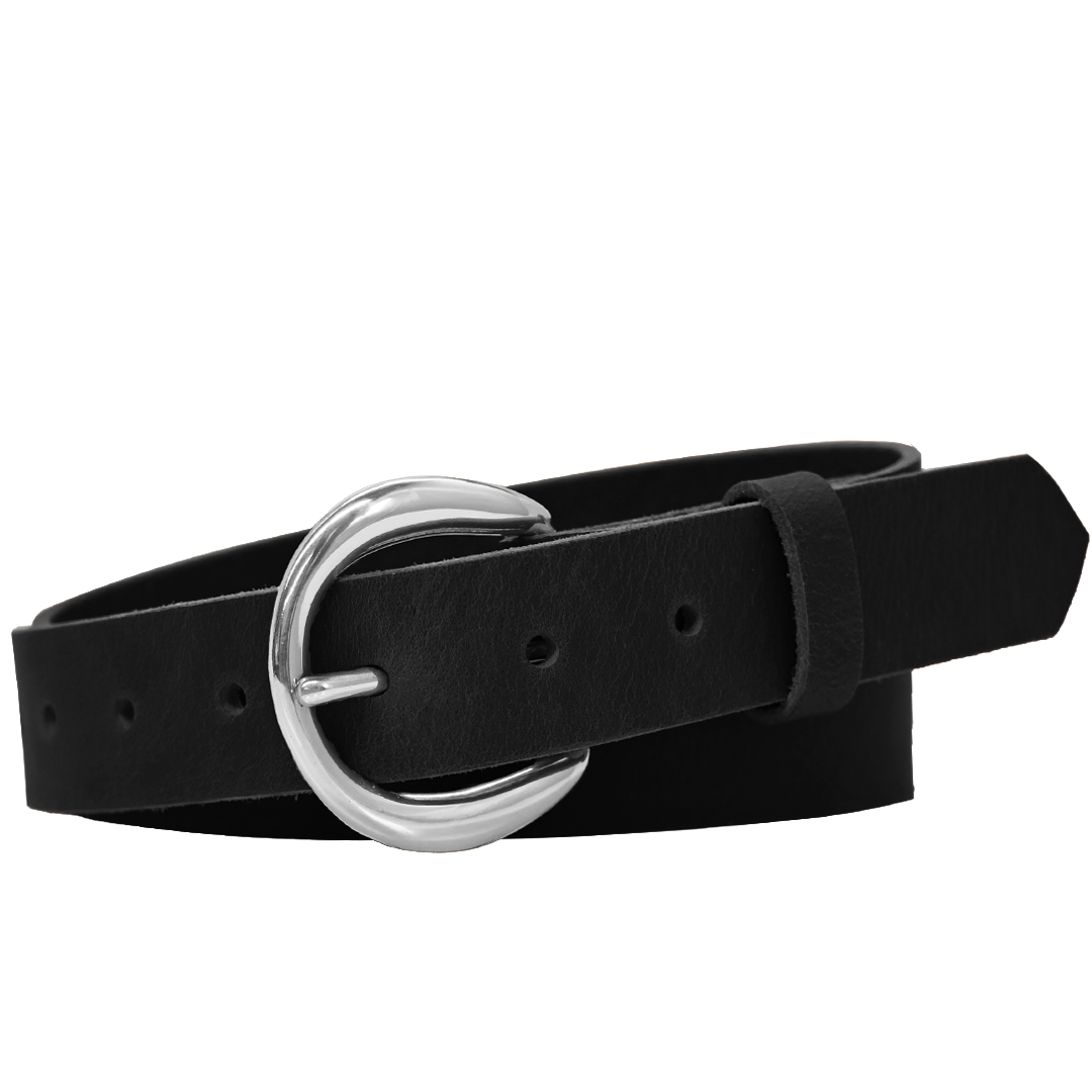 Rhiannon Belt - Black - Nickel