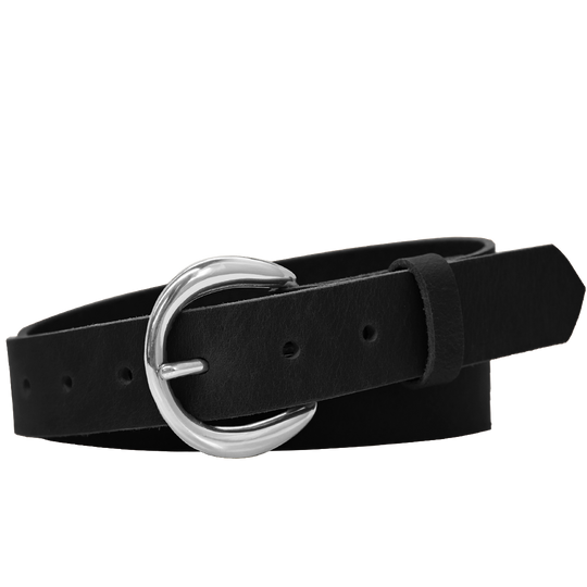 Rhiannon Belt - Black - Nickel