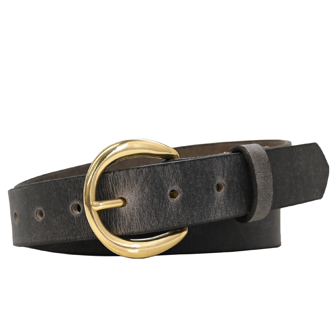Rhiannon Belt - Grey  - Brass