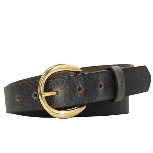 Rhiannon Belt - Grey  - Brass