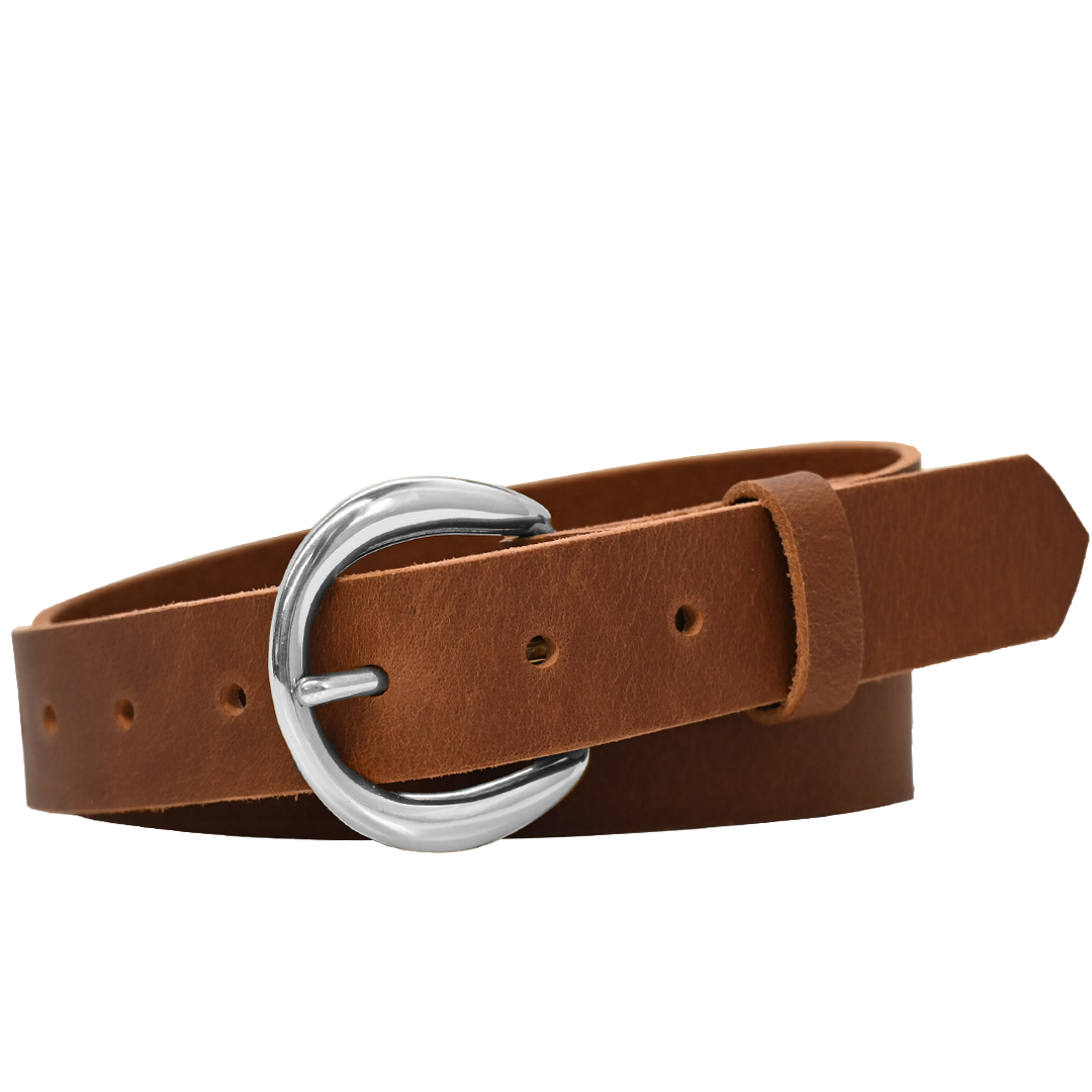 Rhiannon Belt - Tan - Nickel