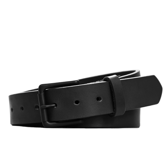 EDC Belt - Black Leather