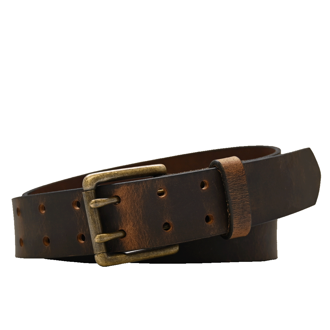 Wade Double Prong - Brown - Brass 