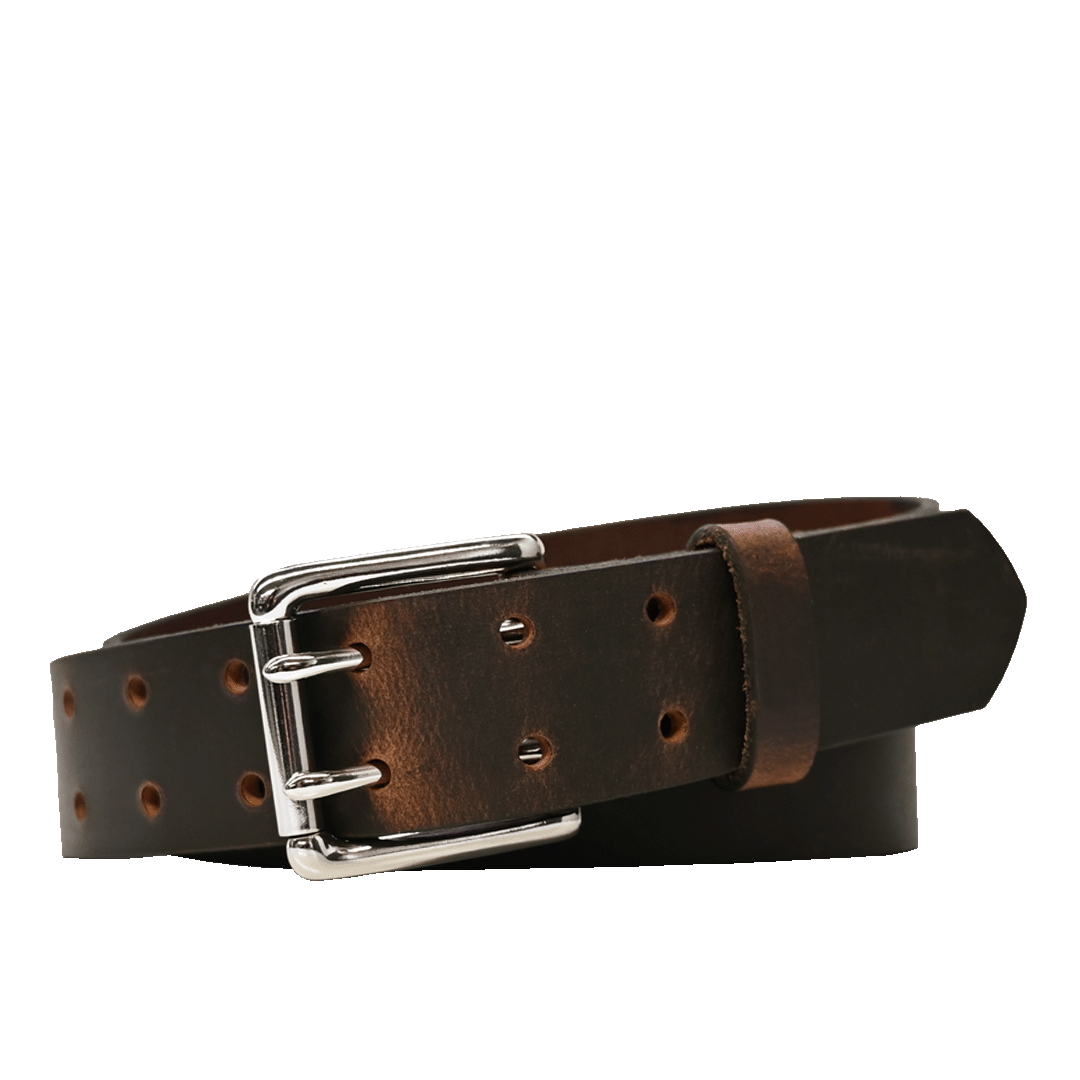 Wade Double Prong - Brown - Nickel