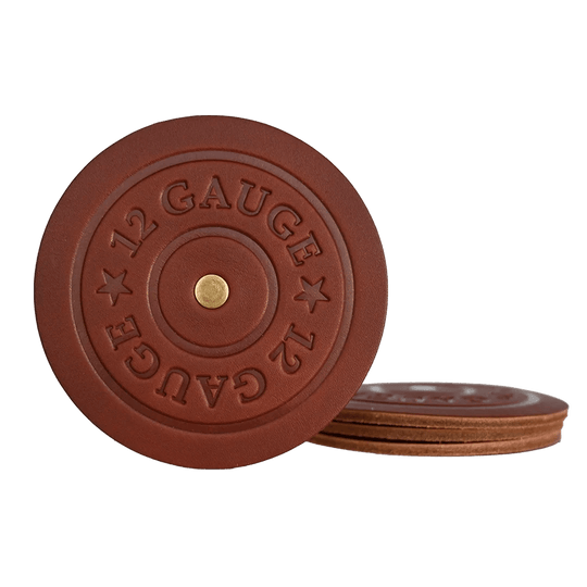 Bullet Coasters--American Bench Craft-ABC-HKO-COA-BR-12G