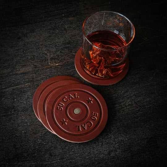 Bullet Coasters--American Bench Craft-ABC-HKO-COA-BR-12G