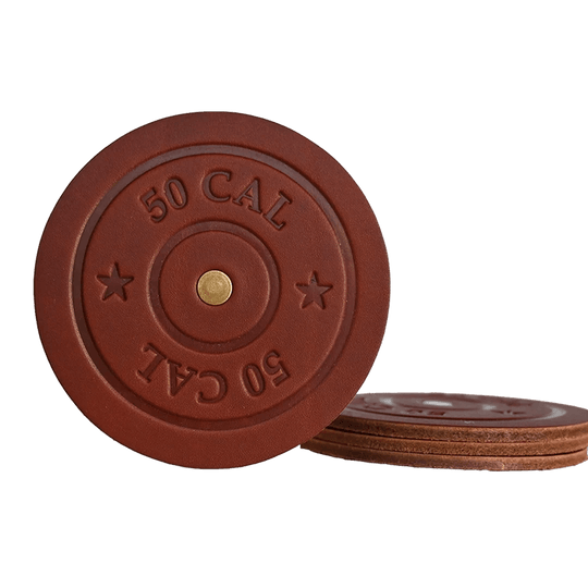 Bullet Coasters--American Bench Craft-ABC-HKO-COA-BR-50C