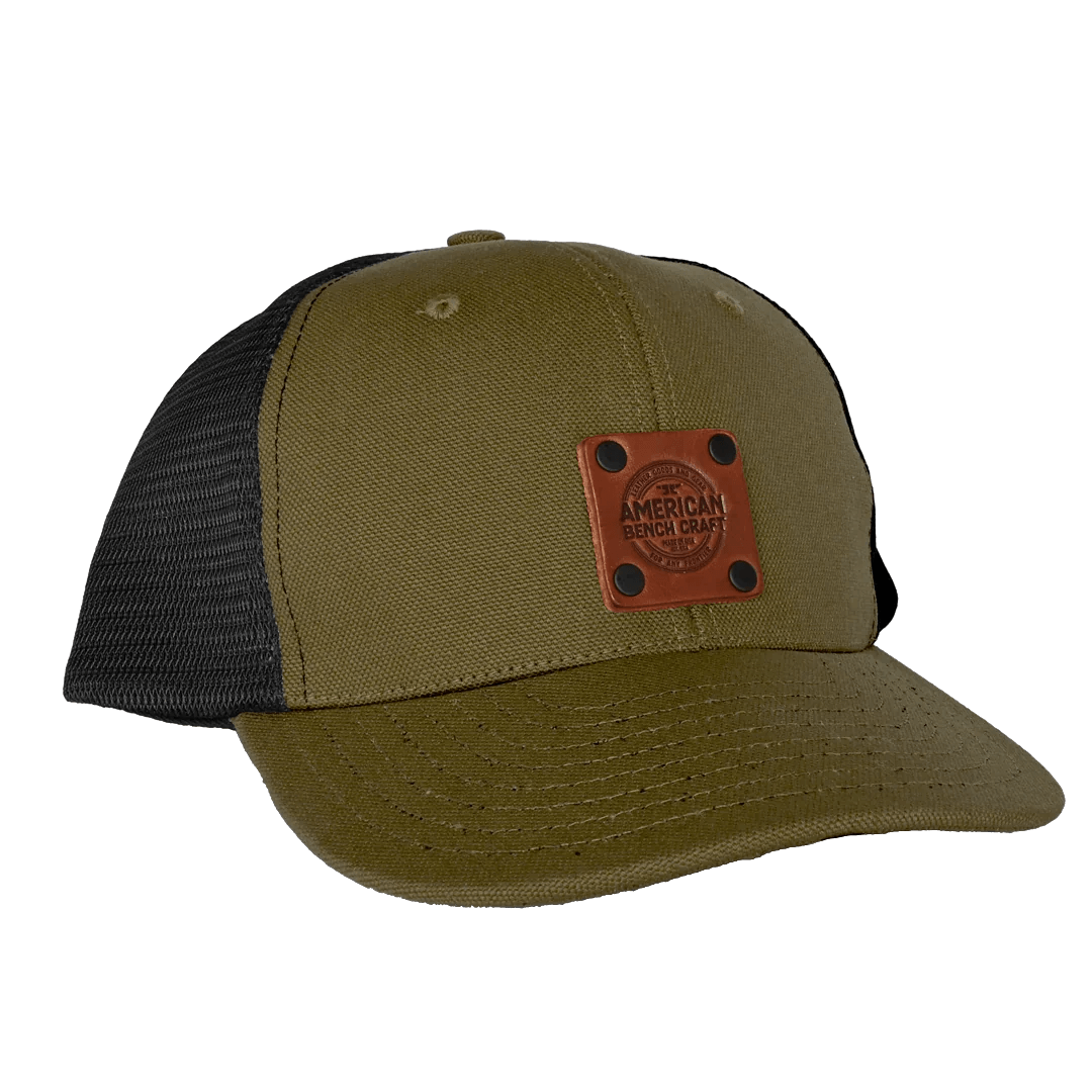 American Trucker Hat--American Bench Craft-ABC-GR-BC-OD