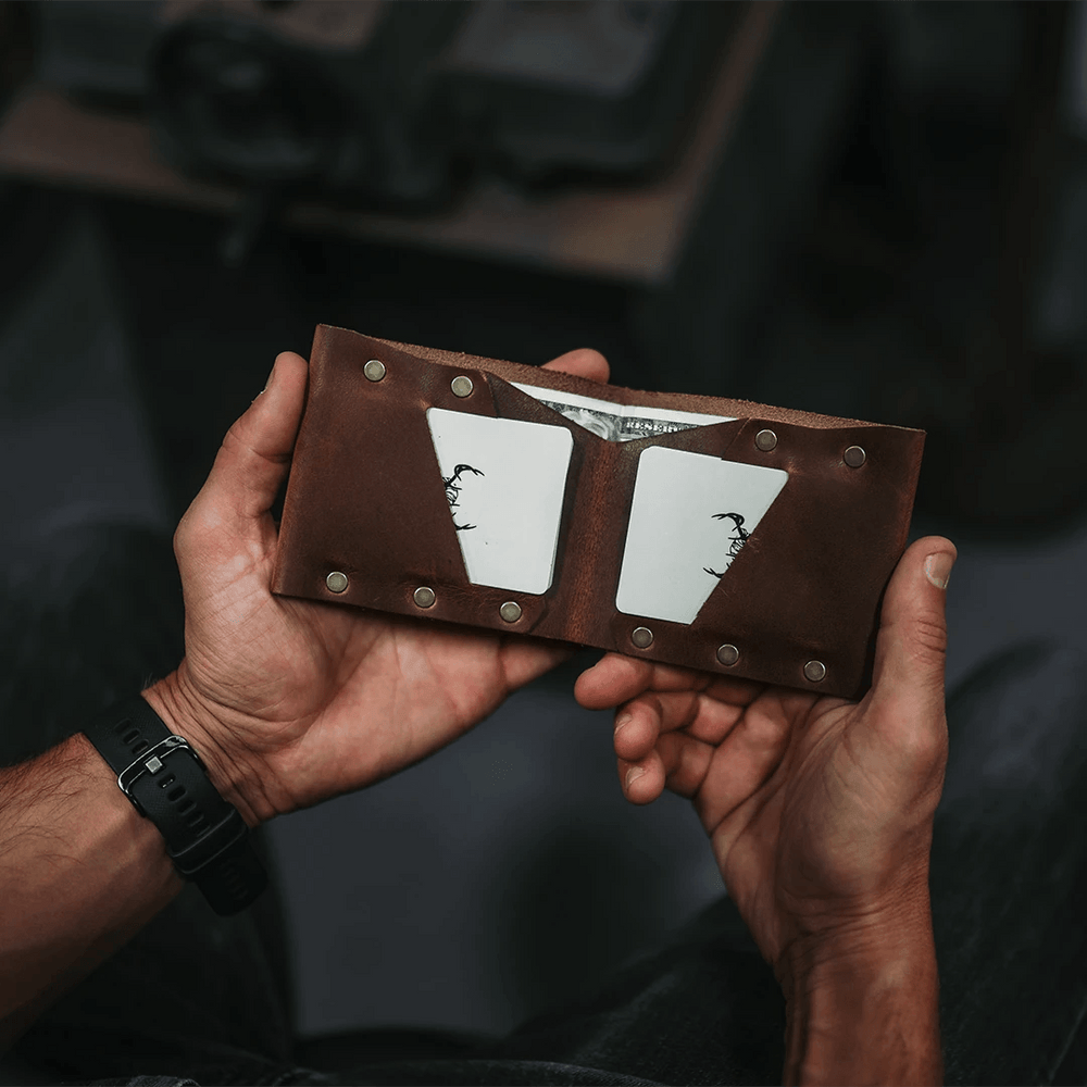 Bill-Fold Wallet--American Bench Craft-ABC-WCJ-BFW-BR-AN