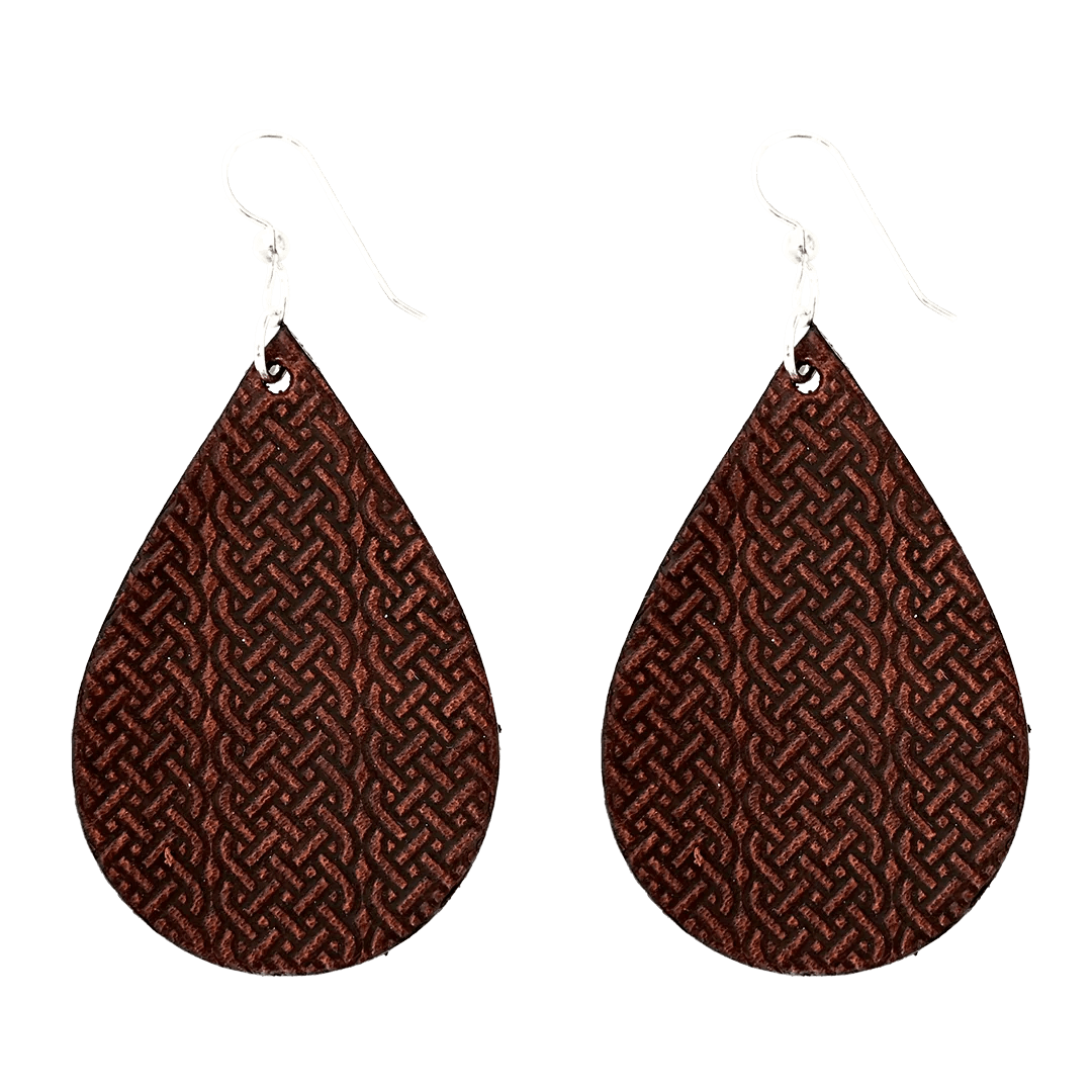 Celtic Knot Earrings--American Bench Craft-ABC-EAR-CKE-BRT