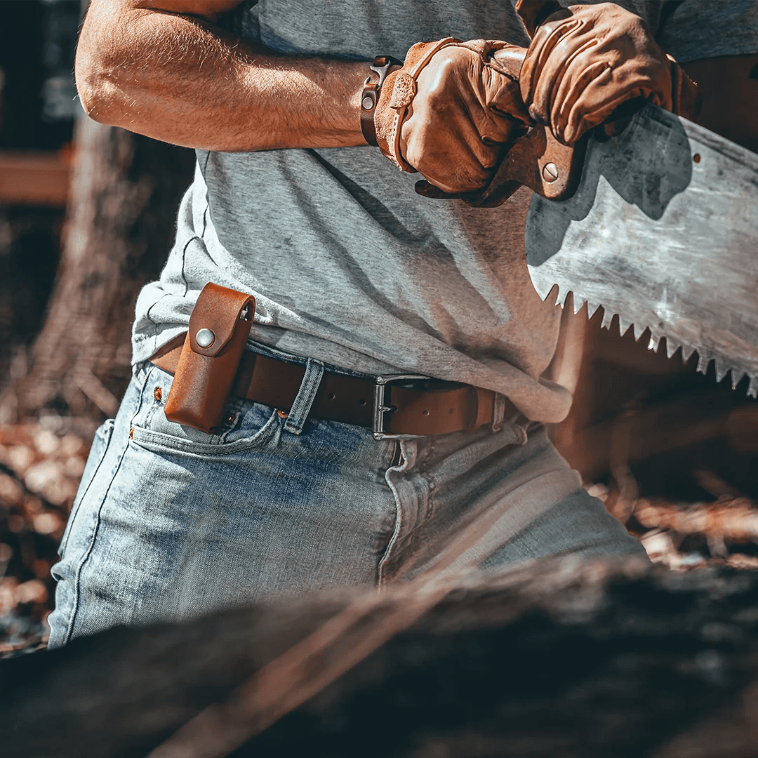 Working Man's Belt--American Bench Craft-ABC-WMB-BR-NI-30
